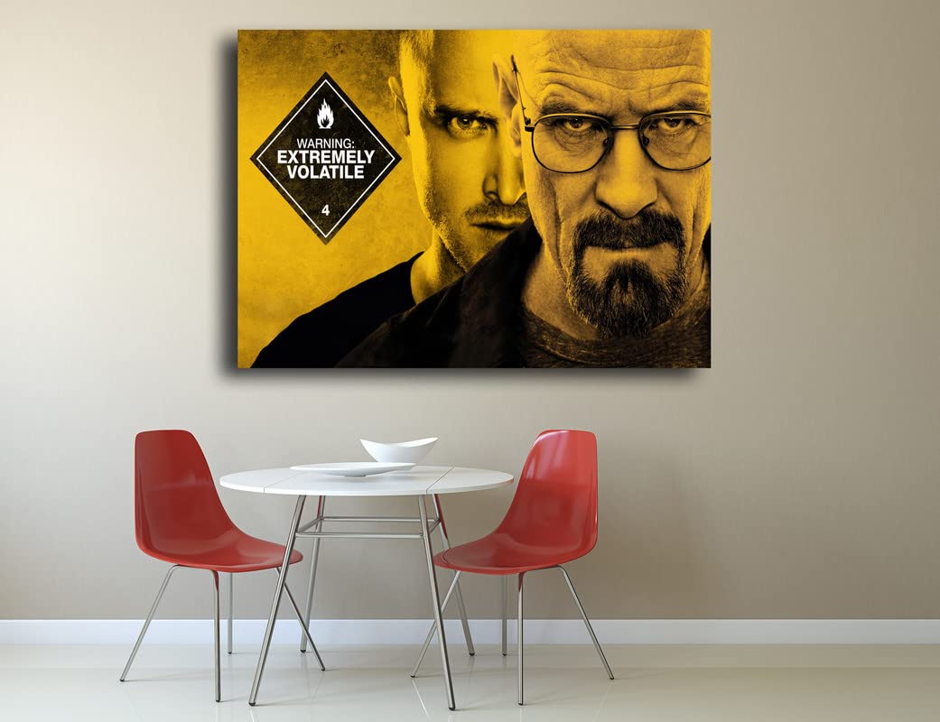 PIXELARTZ Wall Poster - Breaking Bad - Walter White - Jesse PIXELARTZ Wall Poster - Breaking Bad - Walter White - Jesse